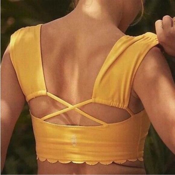 Free people movement suns out cami mango NWT size L - Picture 3 of 7